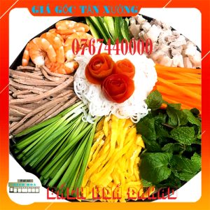 Cách làm bánh tráng cuốn gỏi cuốn